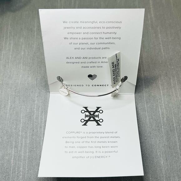 New Alex and Ani Christmas is Better at the Beach Charm Bracelet in Shiny Silver - Picture 4 of 6